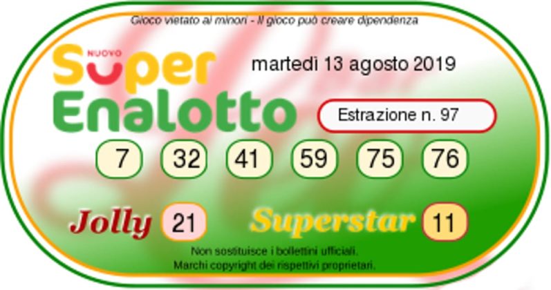 Numeri Probabili Da Giocare Al Superenalotto