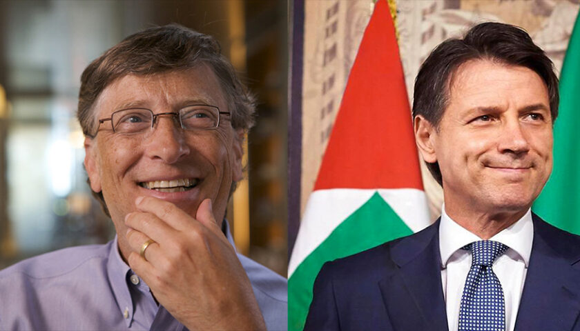 Bill Gates Giuseppe Conte Vaccino Coronavirus