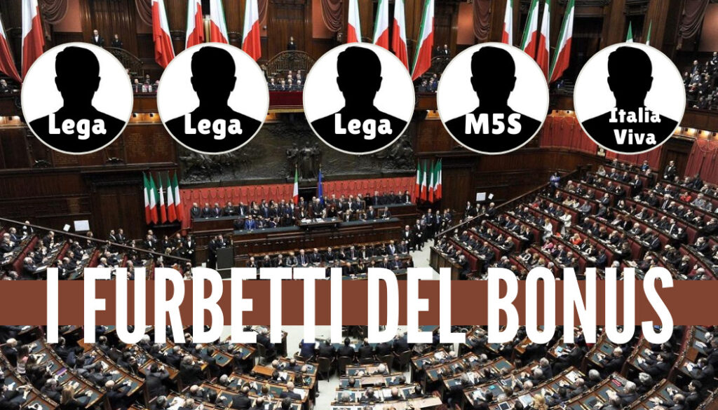 I furbetti del bonus. Fonte: Internapoli.it