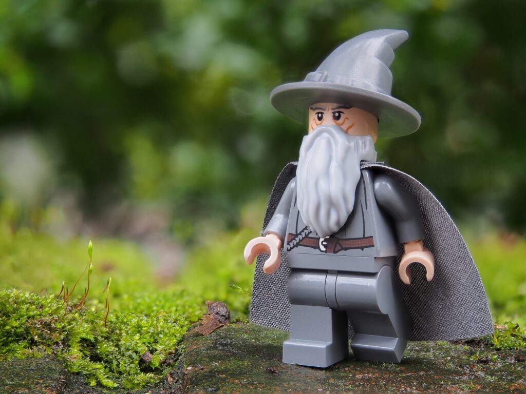 Riproduzione Lego di Gandalf il Grigio