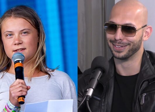 Greta Thunberg asfalta Andrew Tate: “Fatti una vita…e ricicla i cartoni della pizza”