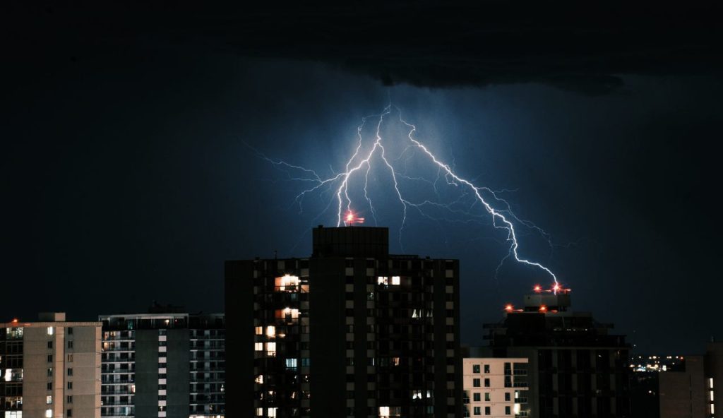 Temporale con fulmini