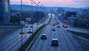 Autostrada trafficata