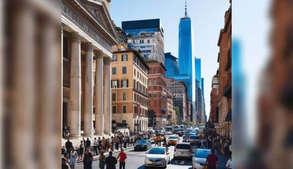 Un mix tra New York e Roma