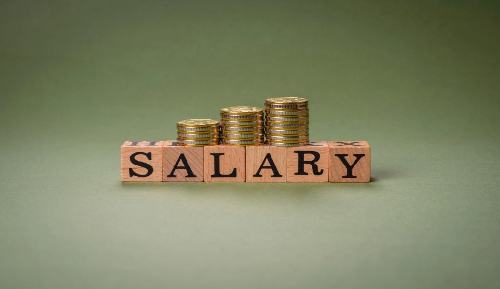 Salary con cubi e soldi